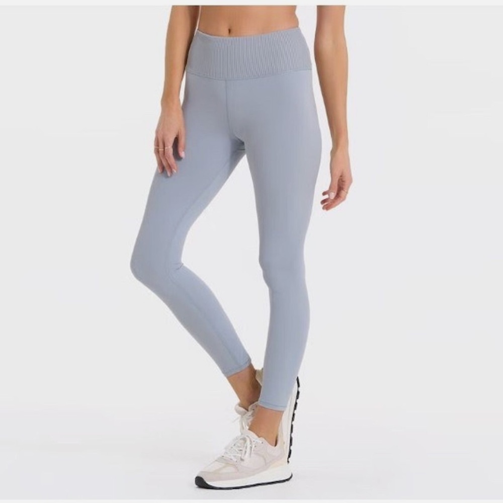 Vuori Rib Studio Leggings in Light Cloud, XS